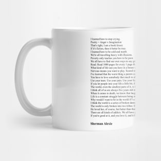 Sherman Alexie Quotes Mug